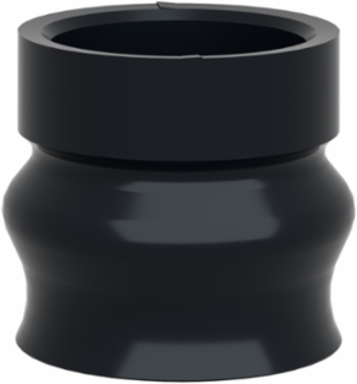 Harmony XB4 Bellow Seal, Black Silicone, IP69K, For Harsh Environments