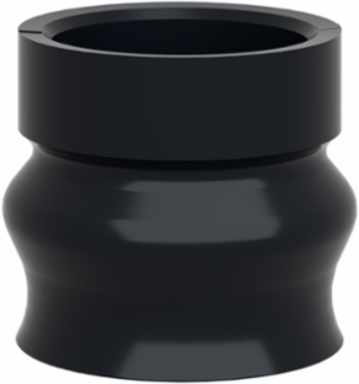 Harmony XB4 Bellow Seal, Black Silicone, IP69K, For Harsh Environments
