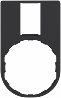 Harmony XB4 Legend Holder 30 x 50 mm, Plastic, Customizable