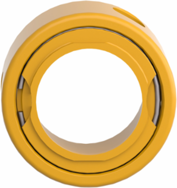 Padlocking Kit for 22mm Emergency Stop Push Button, Yellow, Metal