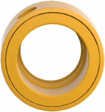 Padlocking Kit for 22mm Emergency Stop Push Button, Yellow, Metal