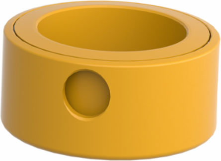 Padlocking Kit for 22mm Emergency Stop Push Button, Yellow, Metal