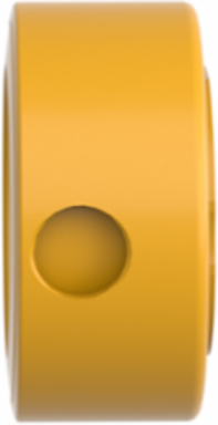 Padlocking Kit for 22mm Emergency Stop Push Button, Yellow, Metal