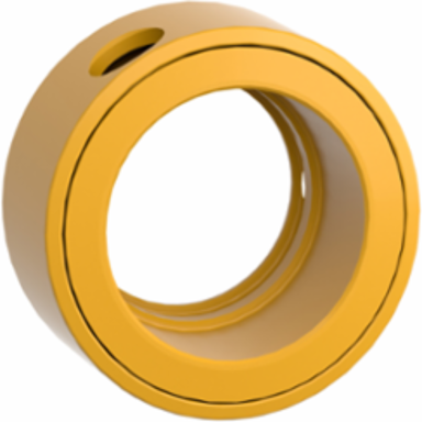 Padlocking Kit for 22mm Emergency Stop Push Button, Yellow, Metal