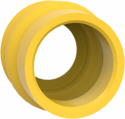 Harmony XB4 Yellow Silicone Bellow Seal for Emergency Stop, IP69K