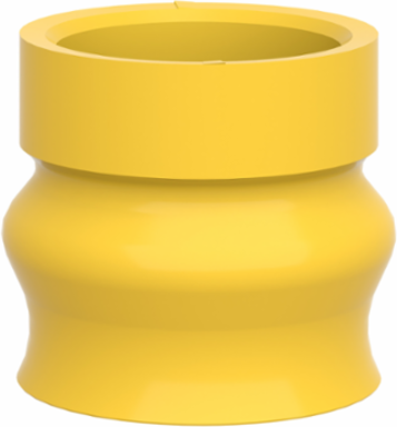 Harmony XB4 Yellow Silicone Bellow Seal for Emergency Stop, IP69K