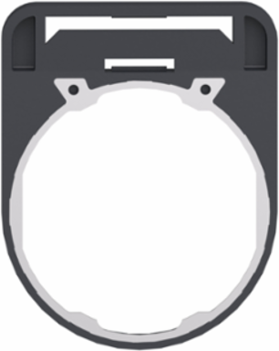 Legend Holder 40 x 50 mm for Harmony XB5 – Plastic, Customizable