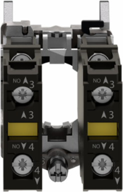 Harmony XB4 Joystick Contact Block with Screw Clamp Terminals, 4 NO Contacts