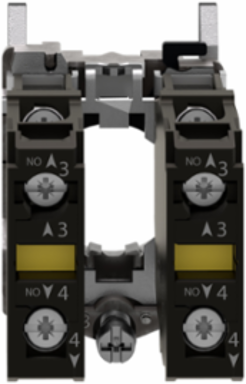 Harmony XB4 Joystick Contact Block with Screw Clamp Terminals, 4 NO Contacts