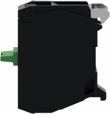 Harmony XALD Single Contact Block 1 NO, Silver Alloy, IP20, Rear Mounting