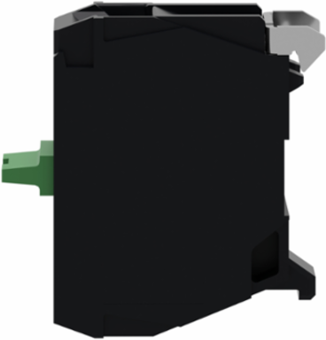 Harmony XALD Single Contact Block 1 NO, Silver Alloy, IP20, Rear Mounting