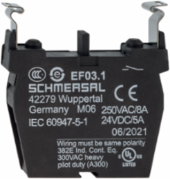 Contact Element EF - 10 A Thermal Test Current, 400 V Rated Insulation Voltage, 18 g Weight
