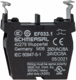 Contact Element EF - Silver, 10 mm Width, IP40, 10,000,000 Operations