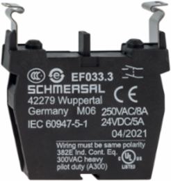 EF033.3 Contact Element, 10 mm Width, Normally Open, 400 V Insulation