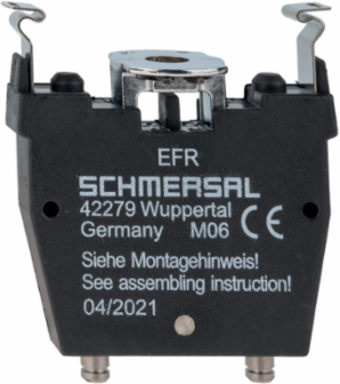 Emergency-Stop Spring Element EFR, 60 mm Depth, 10 mm Width, 38 g Weight