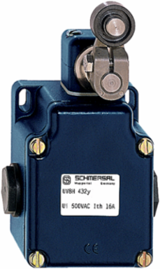 Medium-Duty Position Switch with Metal Enclosure, 62 mm Width, IP65 Rating, 2 NC Contacts