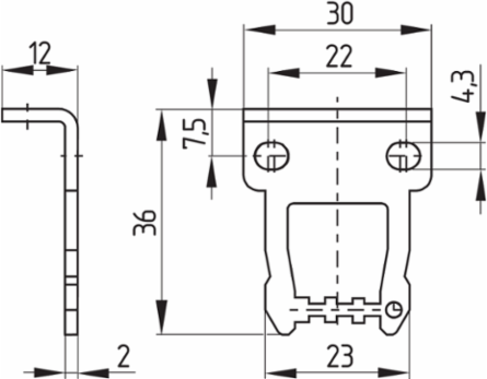 Safety Switch AZ 17-11ZI B5, 30 mm x 60 mm x 30 mm, IP67, 230 VAC