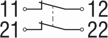Safety Switch AZ 17-02ZRI-ST, 30 mm x 30 mm x 85 mm, IP67, 2 Safety Contacts