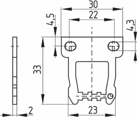 Safety Switch AZ 17-02ZRI-ST, 30 mm x 30 mm x 85 mm, IP67, 2 Safety Contacts