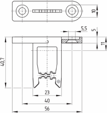 Safety Switch with Separate Actuator, 52 mm x 90 mm x 30 mm, IP67