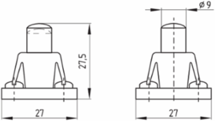 Safe Position Switch with Metal Enclosure, IP65/IP67, 3 NC Contacts