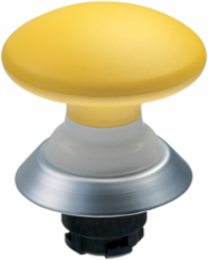 Mushroom Push Button Switch, 50 mm Actuating Head, IP67/IP69K, Yellow