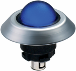 NME Illuminated Signal Device, Blue, Diameter 44.5 mm, IP67/IP69K Rating