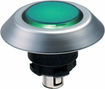 NME - Illuminated Signal, Green Dome, IP67 Protection, 44.5 mm Diameter