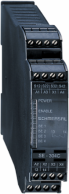 Safety Evaluation Unit - 100 mm Height, 24 VDC Operating Voltage, 1 Signaling Output