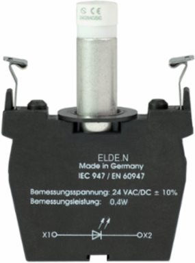 Light Terminal Block 24 VAC 60 mm Depth White LED