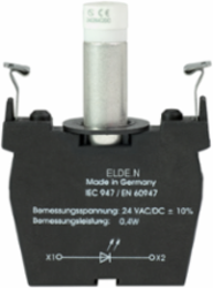 Light Terminal Block 24 VAC 60 mm Depth White LED