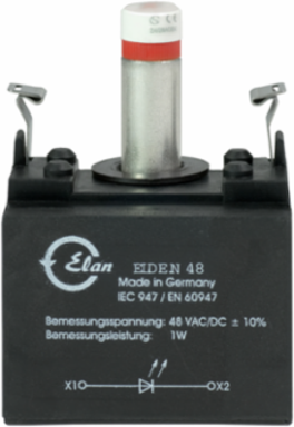 Light Terminal Block ELDE.NRT230, 30mm Width, 250VAC, Integrated LED