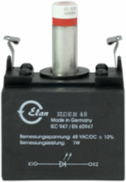 Light Terminal Block ELDE.NRT230, 30mm Width, 250VAC, Integrated LED
