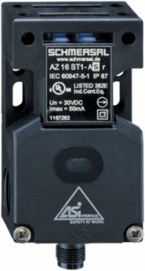 Safety Switch AZ 16 ST2-AS with AS-Interface, 52 mm x 90 mm x 30 mm