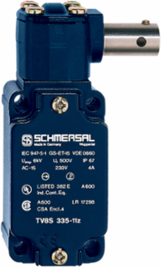 Hinge Safety Switch, IP67, 65.3 mm Length, 107 mm Height, 265 g Weight