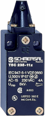 T3C 235-02Z-M20 Safety Switch, IP67, 2 NC Contacts, Stainless Steel Lever
