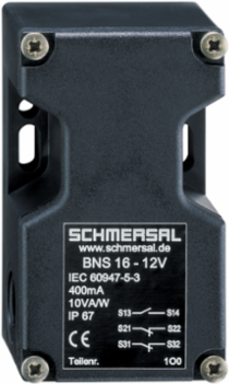 Magnetic Safety Sensor BNS 16-12ZL, IP67, 52 mm x 90 mm x 39 mm, 125 g
