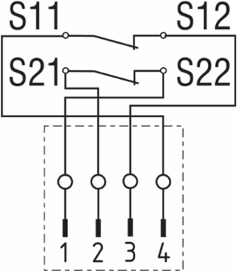 Magnetic Safety Sensor BNS 33-02Z-ST-2187, 88 mm x 25 mm x 13 mm, IP67