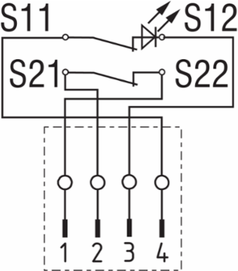 Magnetic Safety Sensor BNS 33-02ZGST-2187, 88 mm x 25 mm x 13 mm, IP67