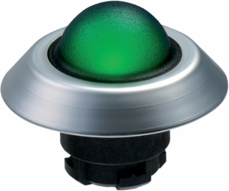 NMLHGN Illuminated Signal, 44.5 mm Diameter, IP67/IP69K, Green