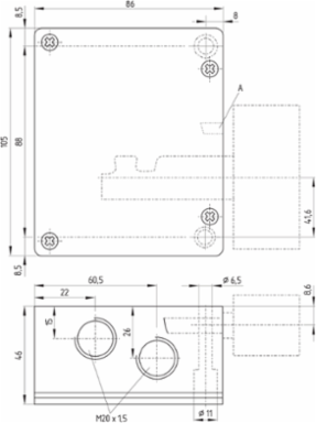 Safety Switch with Adjustable Ball Latch 400 N, IP67, 84.6mm x 103.6mm x 46.5mm