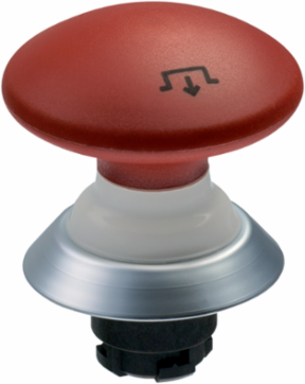 Emergency Stop Latching Pushbutton, 45 mm Height, IP67/IP69K, ABS Material