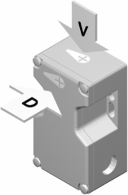 BNS 16 ST1-AS V Safety Sensor, 40 mm x 90 mm x 39 mm, IP67, Thermoplastic Enclosure