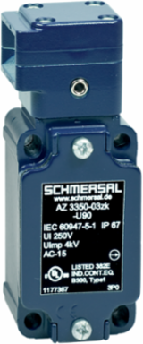 Safety Switch AZ 3350 with Metal Enclosure, IP67, 40.5 x 114 x 38 mm