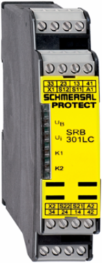 Safety Monitoring Module, 3 Safety Contacts, 24 VAC, IP20, 22.5 mm Width