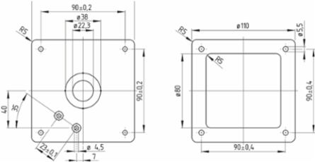 NHS Main Switch 40A, IP67/IP69K, 48mm Width, 29mm Height, 650g Gross Weight