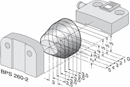 AS-Interface Safety Sensor BNS 260 AS-R, 36 mm x 26 mm x 13 mm, IP67