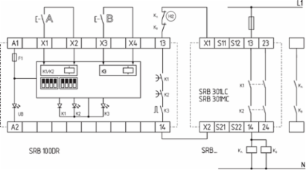 Safety Relay Module with 1 Safety Contact, 24 VDC, IP54, 100 mm Height