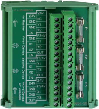 SD Junction Box 2-Way, 89.6mm Height, IP00, Rated Voltage 24VDC