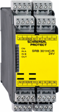 Safety Tactile Sensor 24 VDC, 3 Safety Contacts, IP40 Enclosure